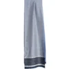 SCIARPA TUBOLARE AZZURRA IN SETA TWILL Busy pattern