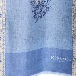 SCIARPA TUBOLARE AZZURRA IN SETA TWILL Paisley pattern