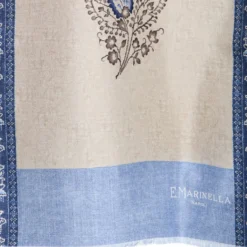 SCIARPA TUBOLARE BEIGE IN SETA TWILL Paisley pattern