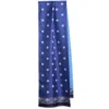 SCIARPA TUBOLARE BLU IN SETA TWILL Floral drift