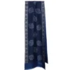 SCIARPA TUBOLARE BLU SCURO IN SETA TWILL Classic daisy