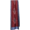 SCIARPA TUBOLARE BORDEAUX IN SETA TWILL Paisley pattern