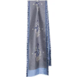 SCIARPA TUBOLARE GRIGIA IN SETA TWILL Paisley pattern