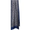 SCIARPA TUBOLARE GRIGIO SCURO IN SETA TWILL Classic daisy