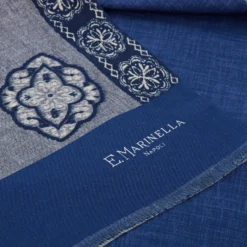 SCIARPA TUBOLARE GRIGIO SCURO IN SETA TWILL Classic daisy