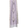 SCIARPA TUBOLARE LILLA IN SETA TWILL Paisley pattern