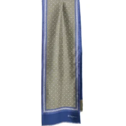 SCIARPA TUBOLARE VERDE IN SETA TWILL Classic daisy