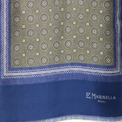SCIARPA TUBOLARE VERDE IN SETA TWILL Classic daisy