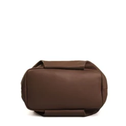 SOFT BAG MARRONE SCURO In pelle liscia