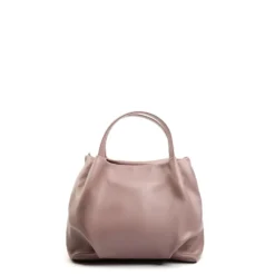 SOFT BAG ROSAIn pelle liscia