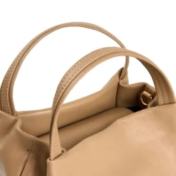 SOFT MINI BAG CUOIO POLVERE In pelle liscia