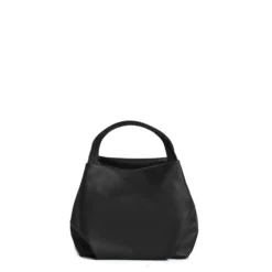 SOFT MINI BAG NERA In pelle liscia