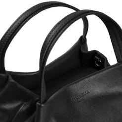 SOFT MINI BAG NERA In pelle liscia