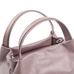 SOFT MINI BAG ROSA In pelle liscia