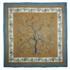 STOLA BEIGE 140 IN LANA E CASHMERE Albero della vita