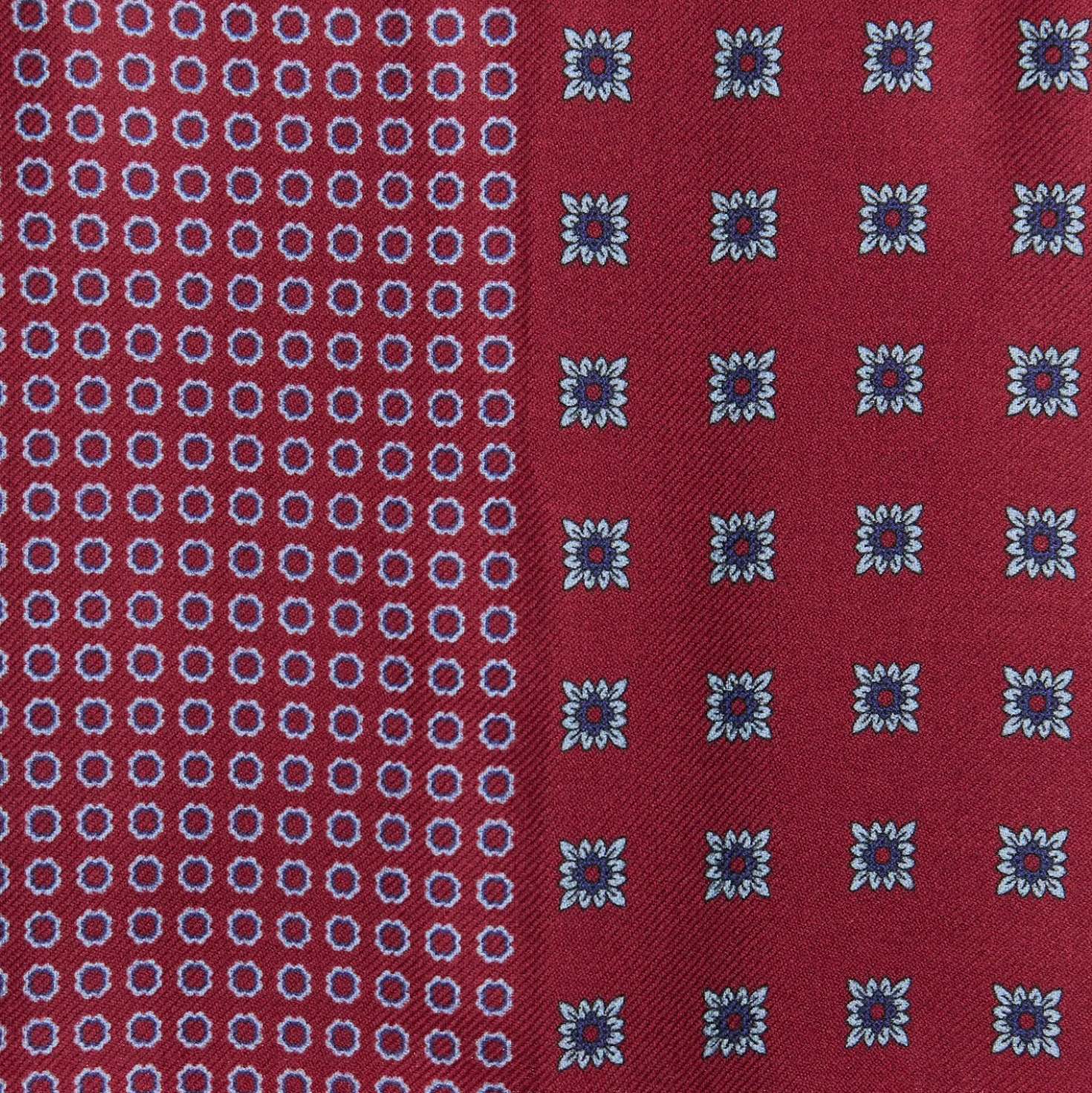 STOLA BORDEAUX IN LANA Decorazioni floreali