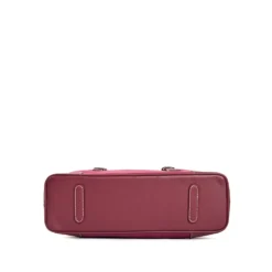 TOTE BAG MIDI BORDEAUX In suede e pelle