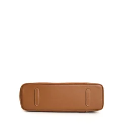 TOTE BAG MIDI COLOR CUOIO In suede e pelle