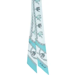 TWILLY IN SETA AZZURRO Lucky elephant