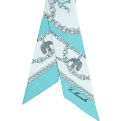 TWILLY IN SETA AZZURRO Lucky elephant