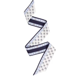 TWILLY IN SETA BLU SCURO Logo em