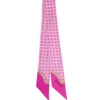 TWILLY IN SETA FUCSIA Microfantasia fiore