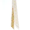 TWILLY IN SETA GIALLO Greek key floral