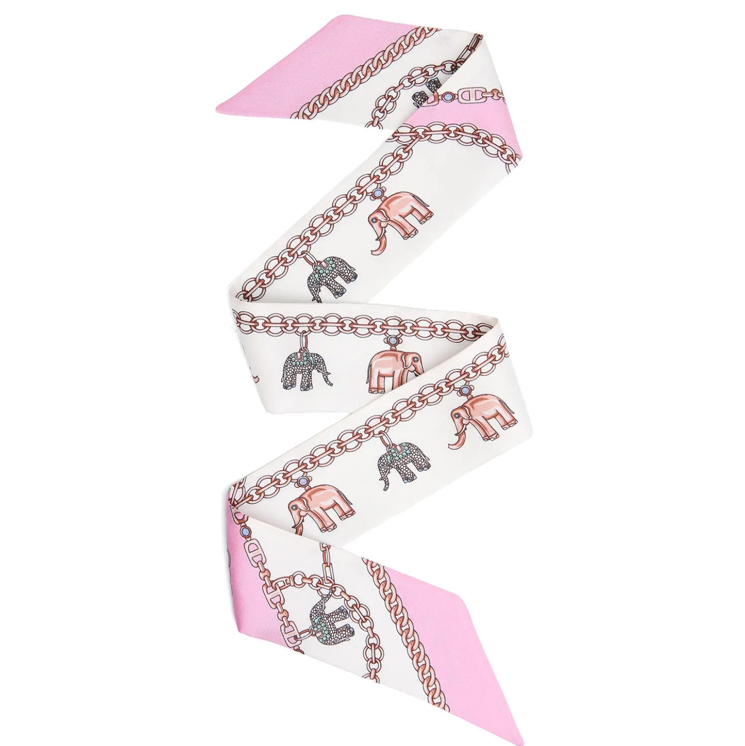 TWILLY IN SETA ROSA Lucky elephant