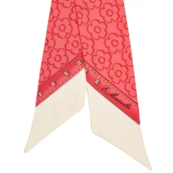 TWILLY IN SETA ROSSO Fiori d'archivio