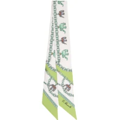 TWILLY IN SETA VERDE CHIARO Lucky elephant
