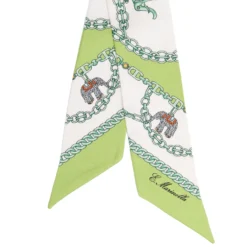 TWILLY IN SETA VERDE CHIARO Lucky elephant