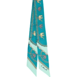 TWILLY IN SETA VERDE Lucky elephant