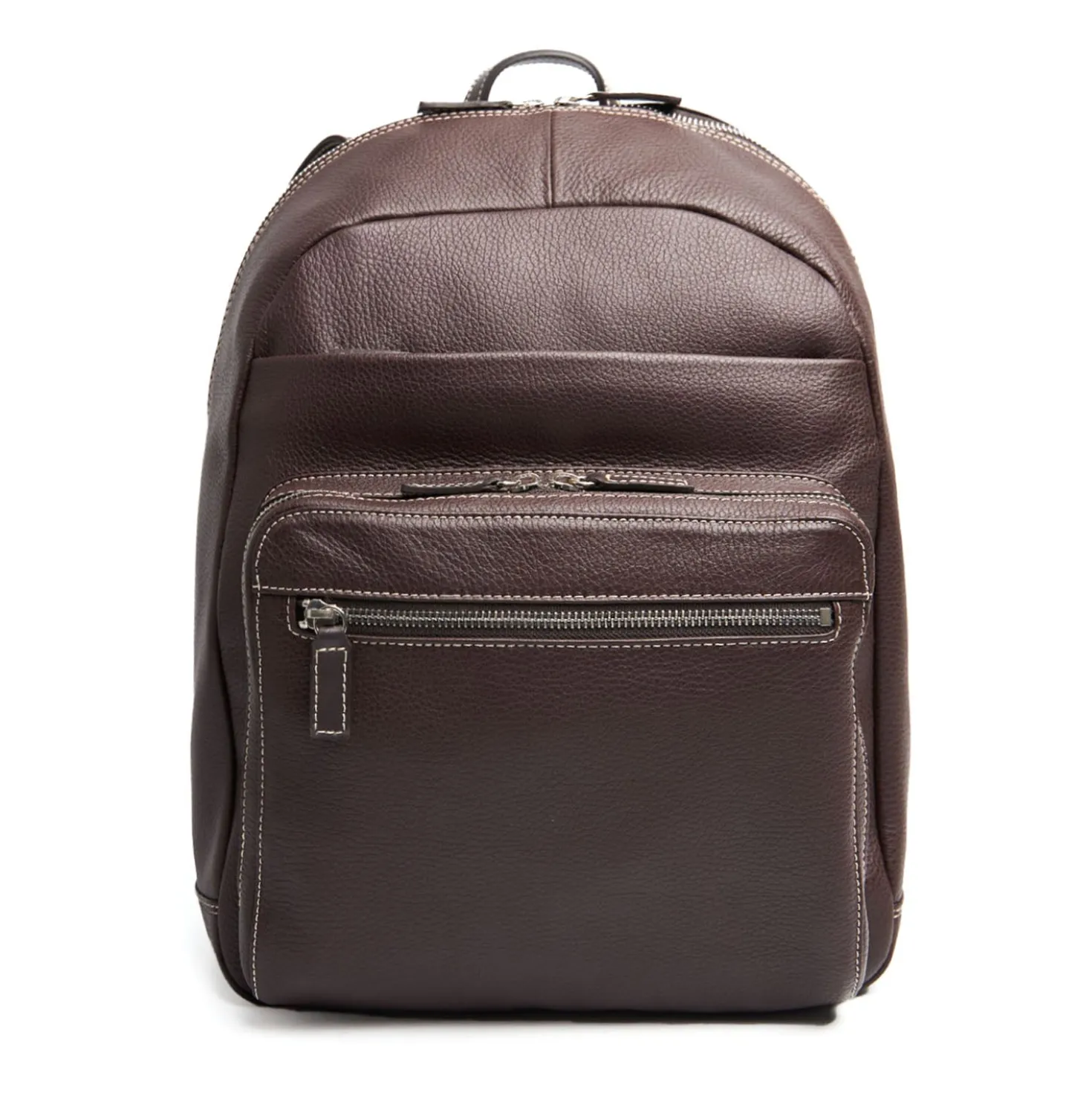 ZAINO COLOR TESTA MORO In pelle